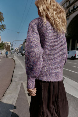 OVERSIZED KNIT SWEATER - Zara фото 3