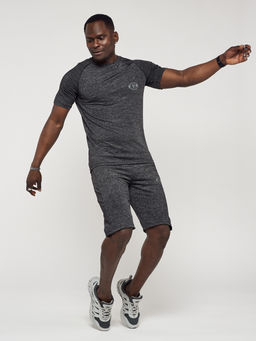 Спортивный костюм летний мужской темно-серого цвета 2225TC - FUYOUKAI фото 3