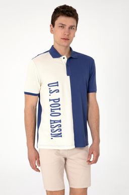 Erkek Regular Fit Polo Yaka A__k Lacivert Ti__rt Sepette S_rpriz _ndirim