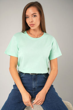 Женская базовая хлопковая футболка Happyfox