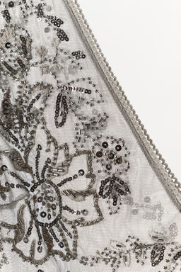 EMBROIDERED TULLE STRAPPY TOP - Zara фото 5