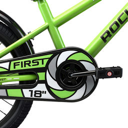 Велосипед 18" Rocket First, цвет зеленый