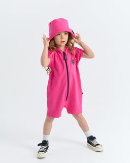 Ромпер на молнии с капюшоном Бабл-гам - Bungly фото 2