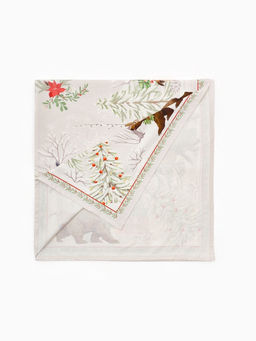 Набор новогодний «Новогоднее чудо»: скатерть 150×220 см ±3 см с ВГМО, салфетка 40×40 см-12 шт., 100% хлопок