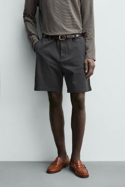 BERMUDA CHINO REGULAR FIT / Gris azul - Zara фото 2