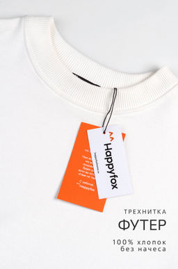Свитшот оверсайз для девочки из футера трехнитки Happyfox  фото 24