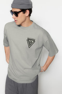 TRENDYOL MAN Oversize/Genis Kesim K?sa Kollu Sehir Bask?l? %100 Pamuklu T-Shirt TMNSS20TS1102 - Trendyolmilla фото 21