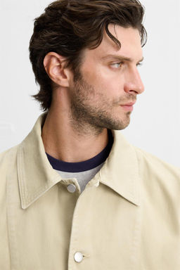 CROPPED FIT TWILL JACKET - Zara фото 6
