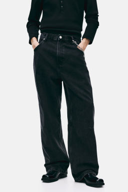 Vaquero baggy con pinzas - H&m фото 8