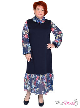 Платье Модель №1553 размеры 44-84 - Plusmoda фото 3