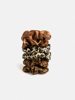 ACOOLA / Набор из 6 резинок для волос дет. Dinevor черный с бежевым