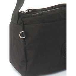 Сумка женская текстиль BoBo-1659, 1отд, плечевой ремень, черный 266005  фото 4
