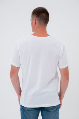 Футболка из кулирки унисекс Город белый - Амадэль фото 3