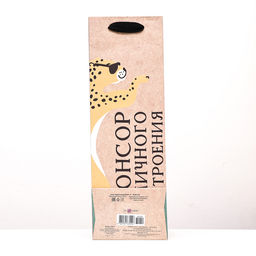 Пакет подарочный под бутылку Спонсор отличного настроения 12 х 36 х 8,5 см - Simaland фото 2