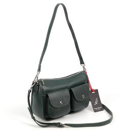 Женская кожаная сумка Sergio Valentini SV-SZ7320 Д.Грин