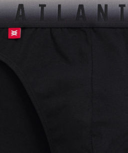 ATLANTIC 3MP-173 Трусы спорт Gradient Elastic - набор 3 шт. каберне + черный + изумрудный  фото 6