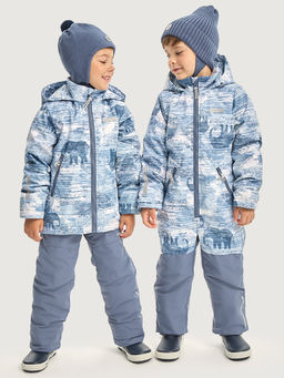 Комбинезон 8м1326 деним/серый