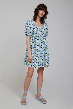 Платье baby doll с графичным принтом - Incity фото 2