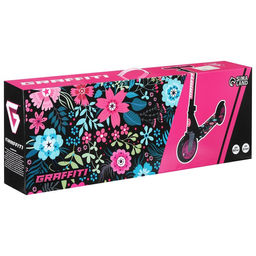 Самокат GRAFFITI, складной, колёса PU 200 мм, ABEC 7, цвет чёрный  фото 10