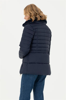 Женское темно-синее пальто Неожиданная скидка в корзине - U.s. polo assn фото 5