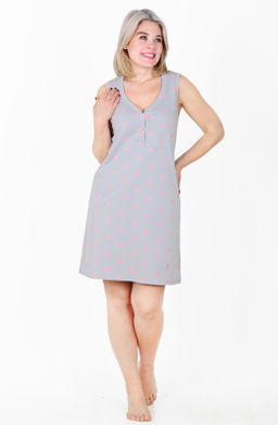 Сорочка Сирень С-295 (42-56) кулирка