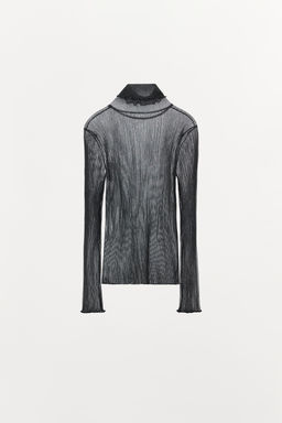FINE KNIT HIGH NECK TOP - Zara фото 13