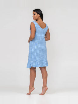 Ночная сорочка женская, цвет голубой