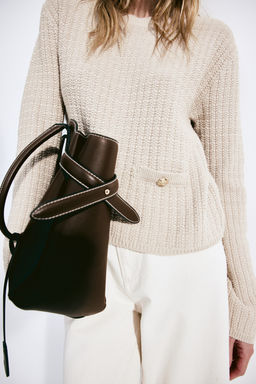 Jersey en punto de arroz - H&m фото 3