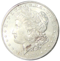 Монета 1 доллар 1880 года S США Доллар Моргана