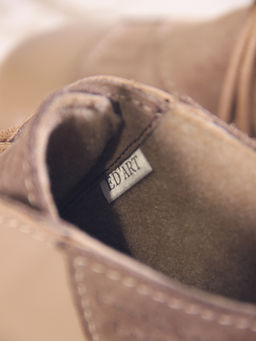 Ботинки 305.927ka.Круассан+коричневый капучино замша/шерсть