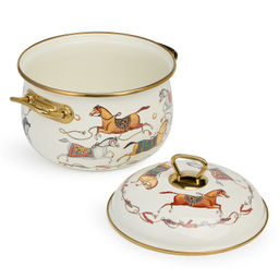 КАСТРЮЛЯ LEFARD ЭМАЛИРОВАННАЯ С КРЫШКОЙ, СЕРИЯ PASSAGE, 3,8Л, ДИА.20СМ ПОДХОДИТ ДЛЯ ИНДУК.ПЛИТ  фото 3