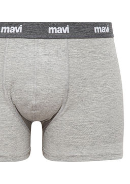 Gri Basic Boxer - Mavi фото 2