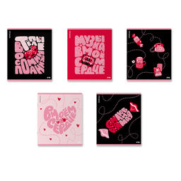 АКЦИЯ Цена за 5 шт. Тетрадь общая ученическая ErichKrause Memory, 48 листов, клетка, твин-лак_MIX-PACK