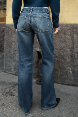 TRF WIDE-LEG LOW-RISE JEANS - Zara фото 42