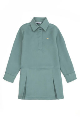 U. S. Polo Assn Мятное тканое платье для девочки