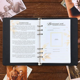 Родословная книга со встроенной флешкой 16 Gb «Наше фамильное дерево», 17.5×23 см.