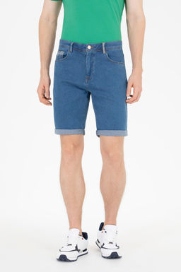 U. S. Polo Assn Мужские синие джинсовые шорты - U.s. polo assn фото 2