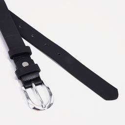 Ремень женский, ширина 2,5 см, винт, пряжка метал, цвет чёрный - Simaland фото 2