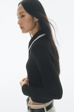 Cardigan con cuello - H&m фото 6