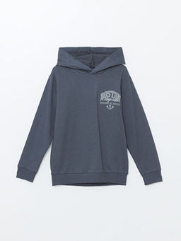 Kap??onlu Erkek ?ocuk Sweatshirt