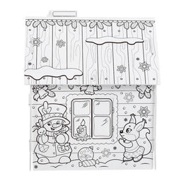 Домик-раскраска 3 в 1 В гостях у Деда Мороза - Zabiaka фото 10
