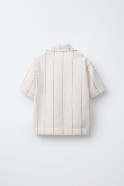 RUSTIC SHIRT WITH STRIPE EMBROIDERY - Zara фото 2