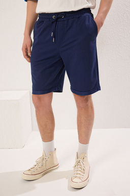 TRENDYOL MAN Gri Regular/Normal Kesim Orta Boy Lastik Belli Bagc?kl? Duble Paca Sort TMNSS21SR0046 - Trendyolmilla фото 4