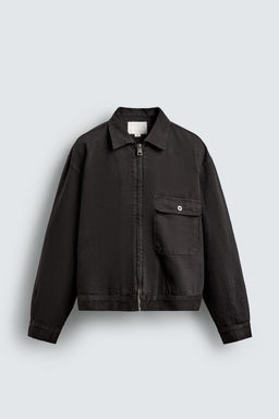 RELAXED FIT DENIM JACKET - Zara фото 7