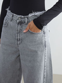 Wideleg Kad?n Jean Pantolon