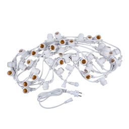 UDL-K110 40/E27/10M IP65 WHITE BELT-LIGHT Гирлянда Белт-лайт, 10м + 1,5м сетевой шнур. 40 патронов E27, шаг 25см. Белая. TM Uniel