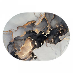 Сервировочная салфетка овальная 45х32см Альфа (Россия)