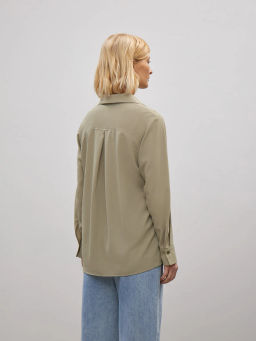 Рубашка прямого кроя B2660/sage - Emka фото 4