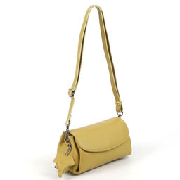 Женская кожаная сумка бочонок через плечо 0025-11