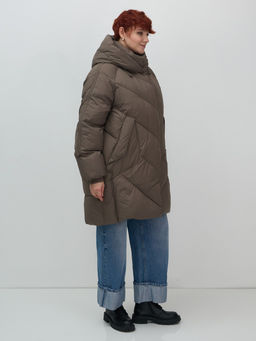 Пальто двубортная зимнее утепленное Бренд: Visdeer  фото 3